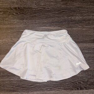 Tooho White Flowy Tennis Skirt Size S